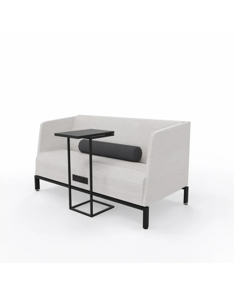 High back couch, waiting room seating