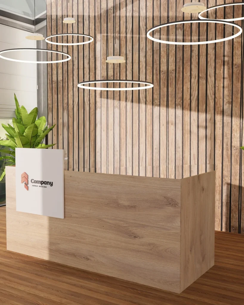 Low reception counter, reception counters