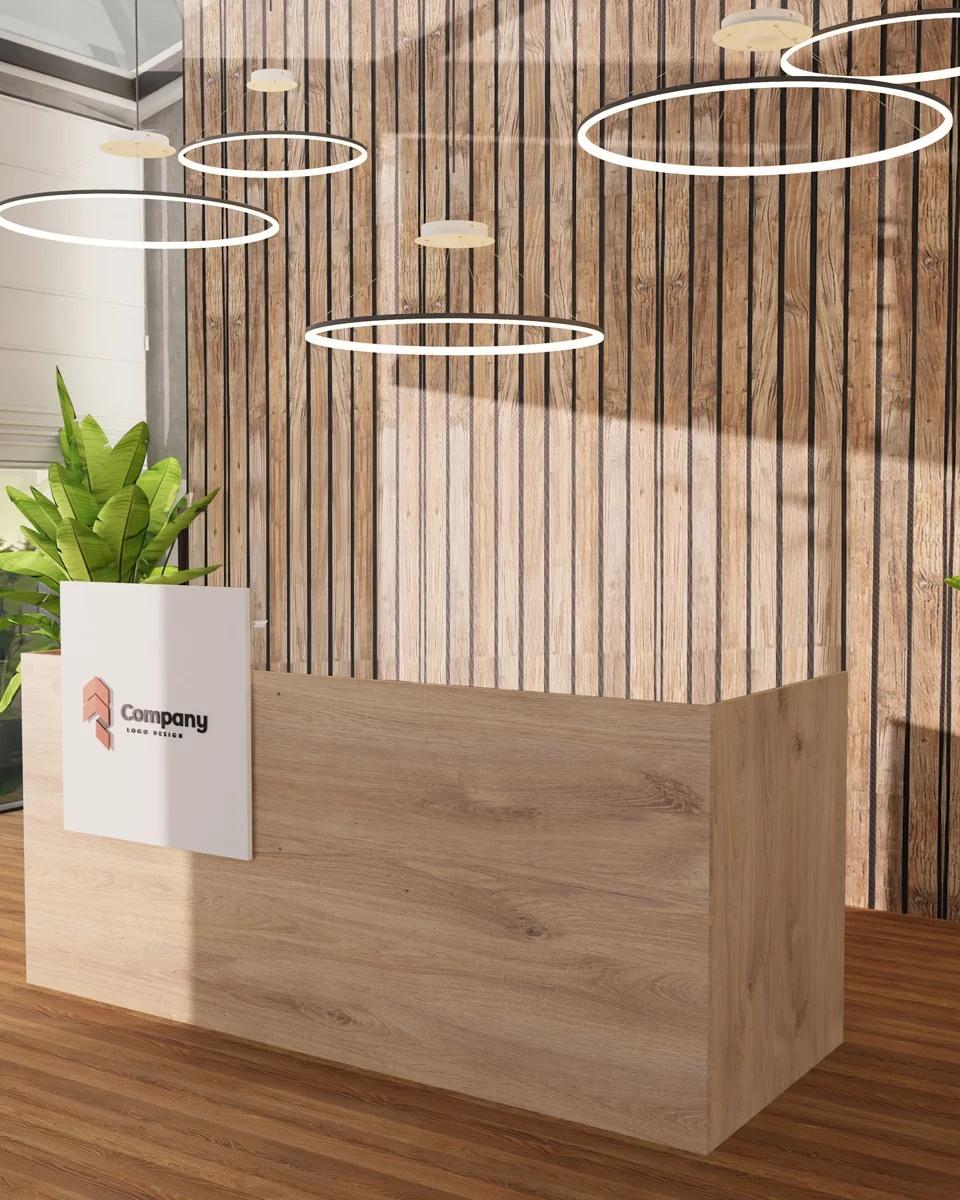 Low reception counter, Left, 1600 x 770 x 900 mm