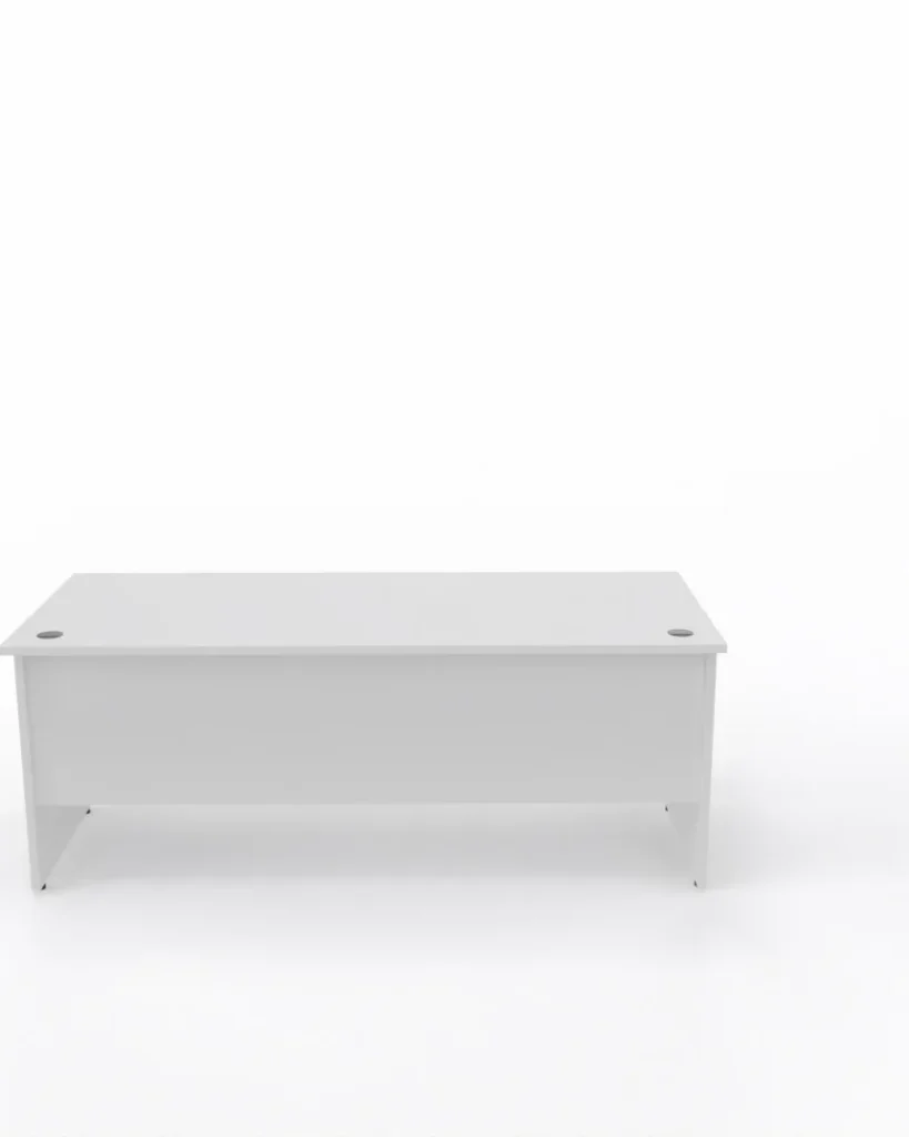 Panel leg straight desk, panel desks
