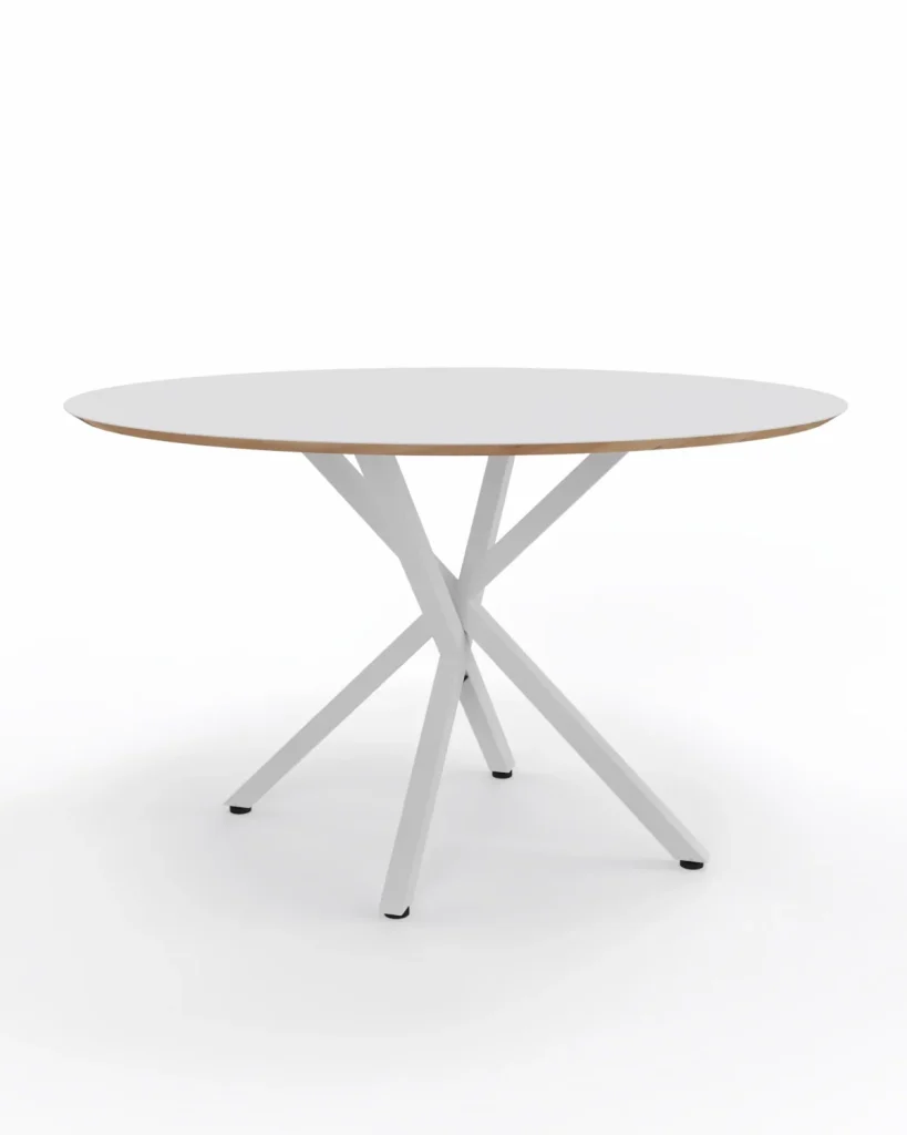 Small meeting table, steel base, small meeting tables