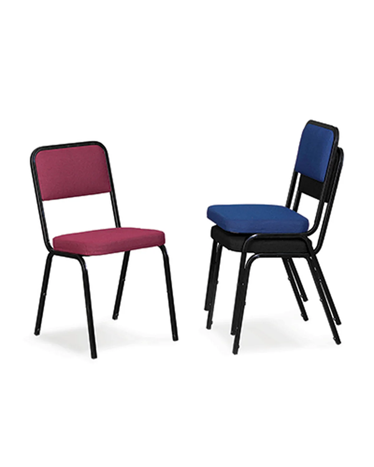 Stacking chairs, Stacker chair, contract fabric