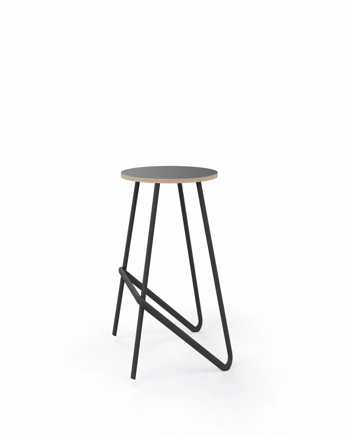 Stools and barstools, Dining stool MDF seat upgraded, 460 x 460 x 450 mm