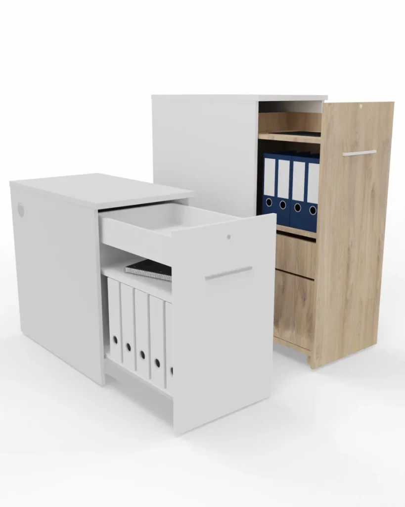 Tall boy and small boy side storage, side storage